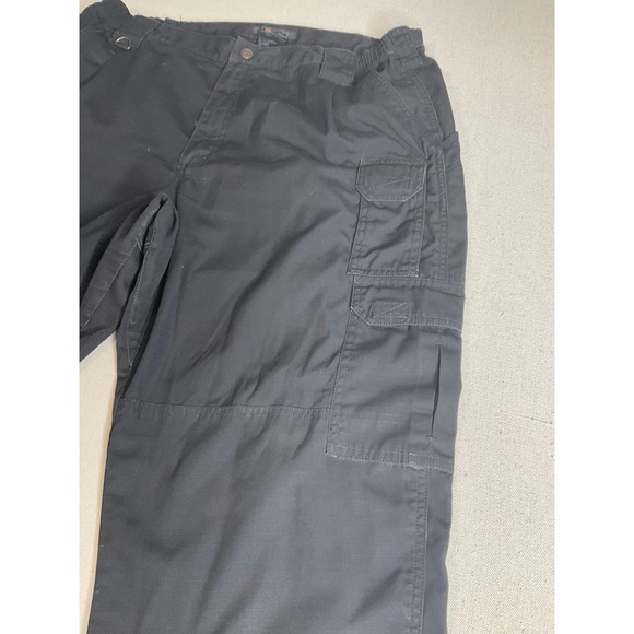 Tactical 511 Mens Black Cargo Pants 40x30 - Picture 2 of 6